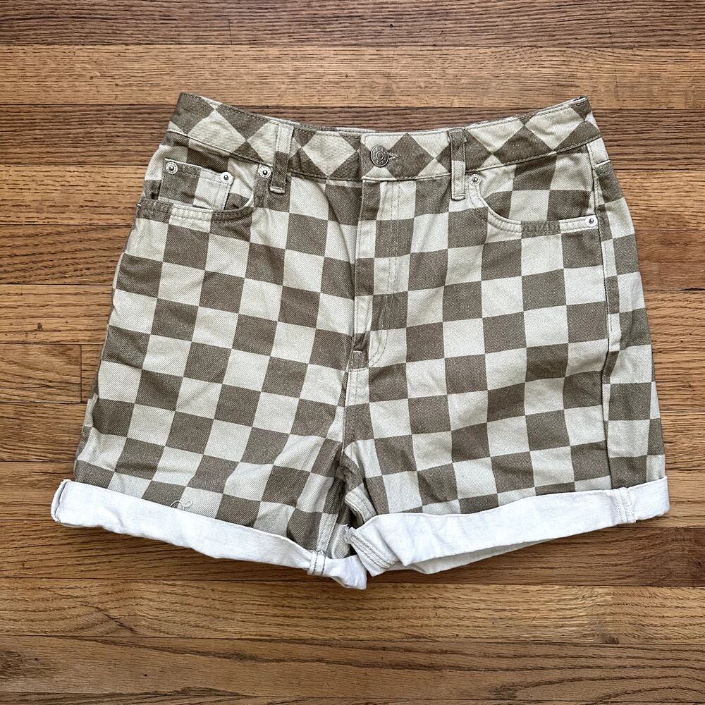 NA-KD Checkered Shorts in Size EU 36 / US 6